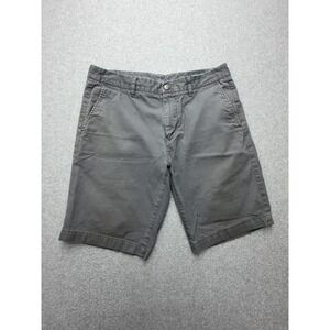 Bonobos Shorts Mens 33 Gray Chino Cotton Casual Flat Front Summer